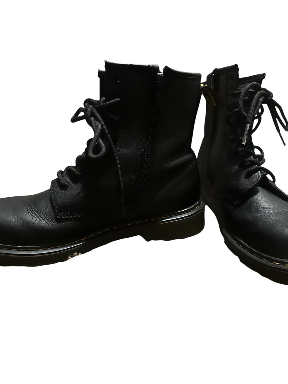 Dr. Martens Youth 1460 Softy T Leather Lace Up Boots size 6 NWOB - Picture 5 of 9